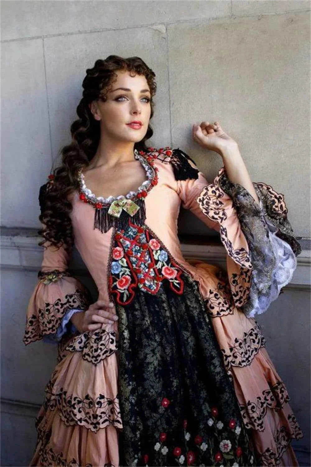 The Phantom of the Opera Christine Daae Cosplay Costume Dress Vintage Victorian Rococo Broadway Musical Theatre Ball Gown Dress