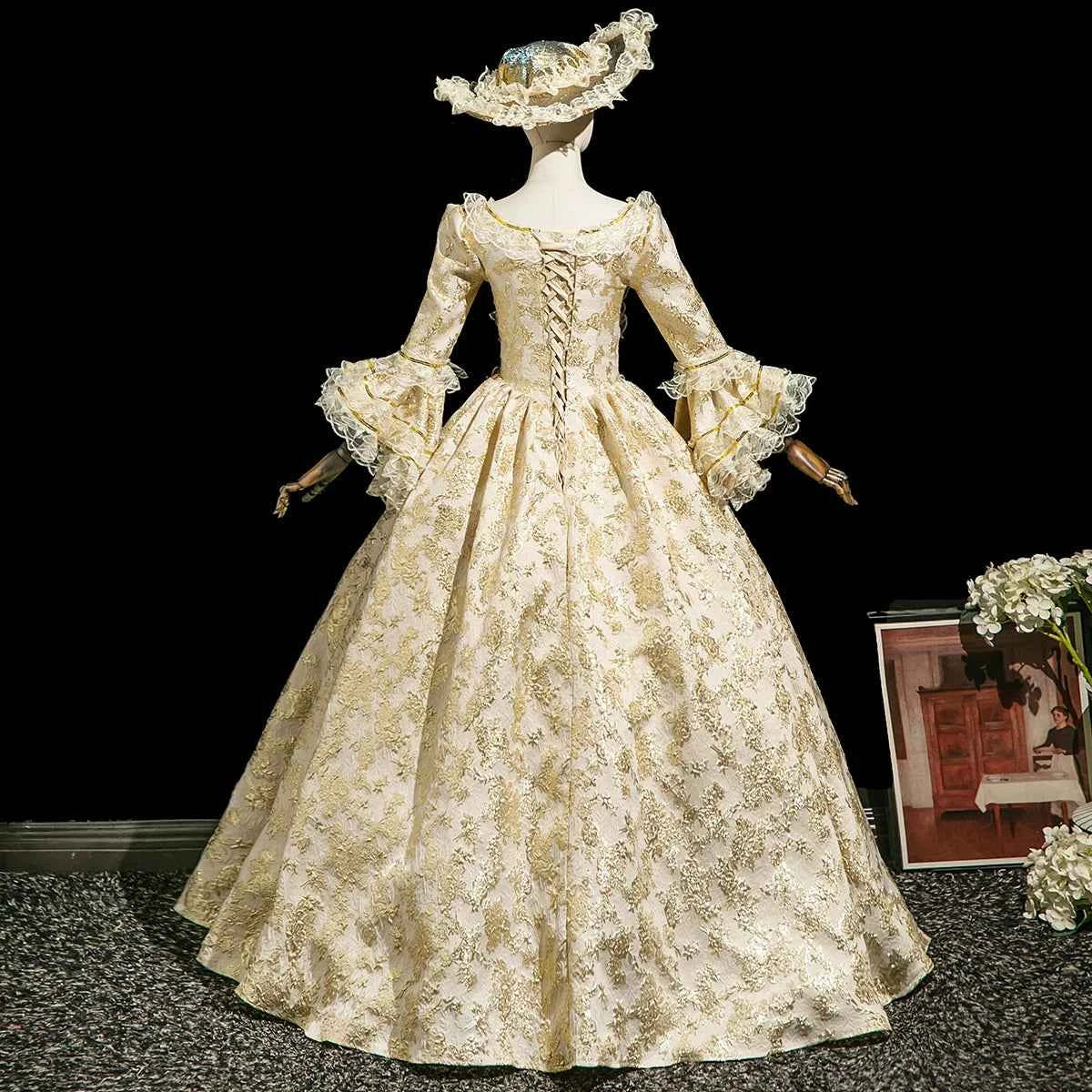 Customized Women Renaissance Victorian Party Dresses Baroque Historical Theater Masquerade Gowns