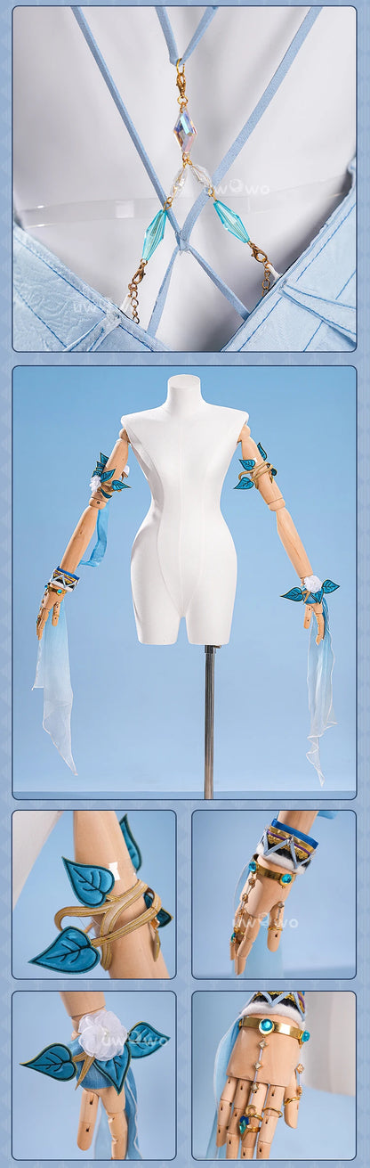 UWOWO Lauma Cosplay Collab Series: Genshin Imapct Lauma Cosplay Costume With Ears XS-2XL Halloween Costume