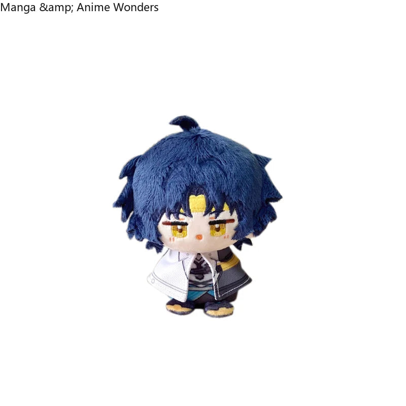 Anime Zenless Zone Zero Tsukishiro Yanagi Asaba Harumasa 12cm Figures Sitting Posture Pendant  Ornament Cosplay Gift Decoration SS69