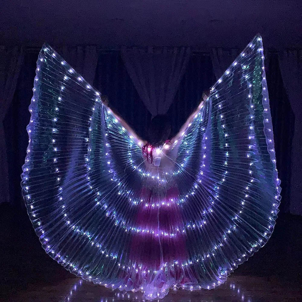 LED Isis Wings for Belly Dance & Performance