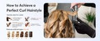 5-in-1 Hair Dryer Airstyler Ion Multistyler Hot Air Brush, 110,000 rpm with 32 mm Automatic Curling Iron, Straightener SS69