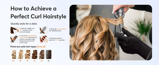 5-in-1 Hair Dryer Airstyler Ion Multistyler Hot Air Brush, 110,000 rpm with 32 mm Automatic Curling Iron, Straightener SS69