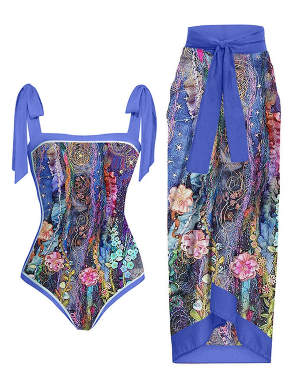 2023 New Arrival Push Up Women Bikini Set Floral Printed Ruffle Bikinis Strappy Bandage Swimwear Brazilian Biquini Bathing Suit SS69