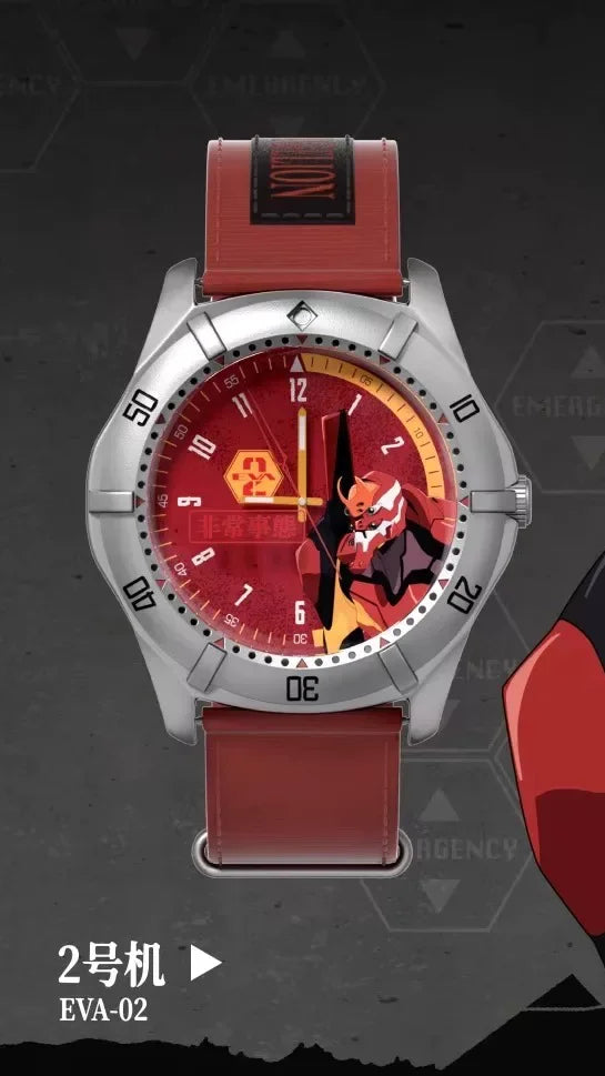 Original Boxfun Eva Evangelion The Final Mission Series Wrist Watch Blind Box Asuka Anime Peripheral Ornament Birthday Gifts Toy