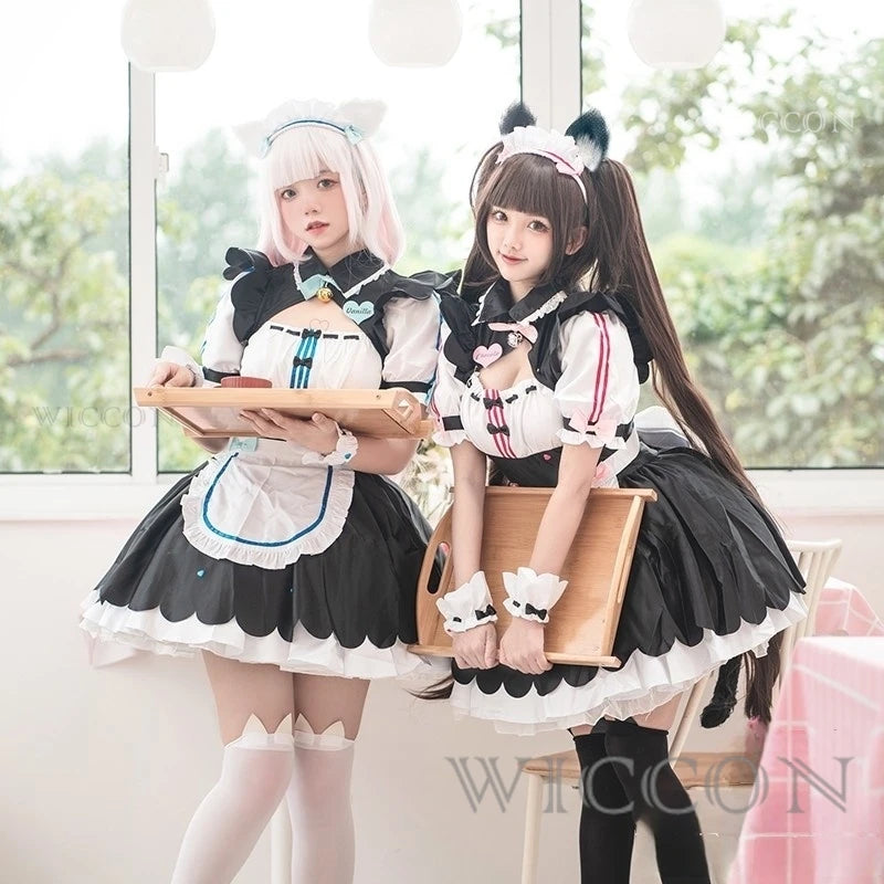 - Vanilla Cosplay Costume In Stock Maid Dress Maid Outfit NEKOPARA ...