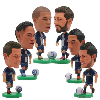 6.5cm HAALAND MODRIC RONALDO YAMAL 2.5in Team Activity Doll Toy Figurine