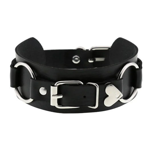 1Pc Harajuku Gothic Spike Rivet Star Necklaces Collares Hip Hop Rock Black Bowknot PU Lace Leather Sexy Y2K Girl Choker Jewelry SS69 9.69 W4701