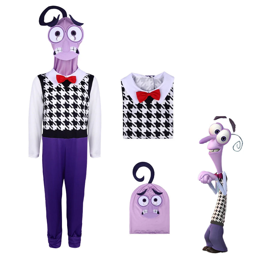 Inside Out Joy Cosplay Jumpsuit for Halloween & Conventions