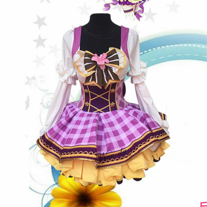 Lovelive Flower Bouquet Cosplay Nico Kotori Tojo Maki Eli Ayase Nozomi Hanayo Lolita Dress Love Live Uniform Cosplay Costume SS69