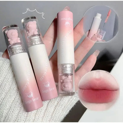Cute Lip Glaze Girl Chestnut Pink Lip Mud Korean Makeup Girl Lip Gloss Makeup Cosmetics Velvet Waterpoor Lipstick SS69