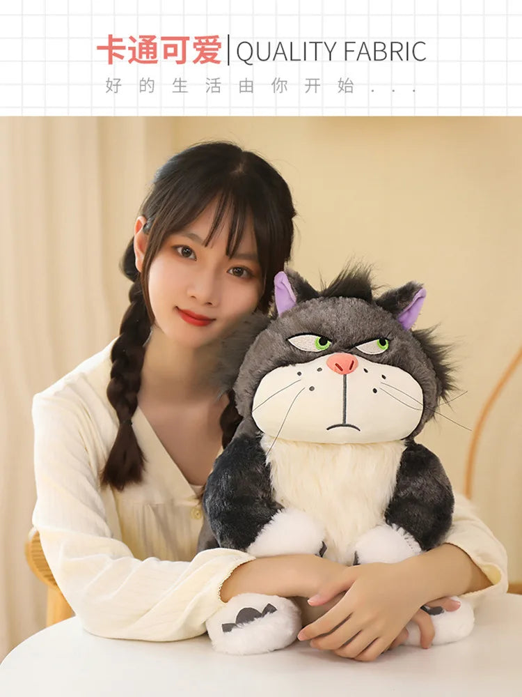 15-35cm Kawaii Cinderella Lucifer Cat Plush Toys Soft Anime Cartoon Princess Kids Stuffed Animals Doll Children's Birthday Gifts SS69