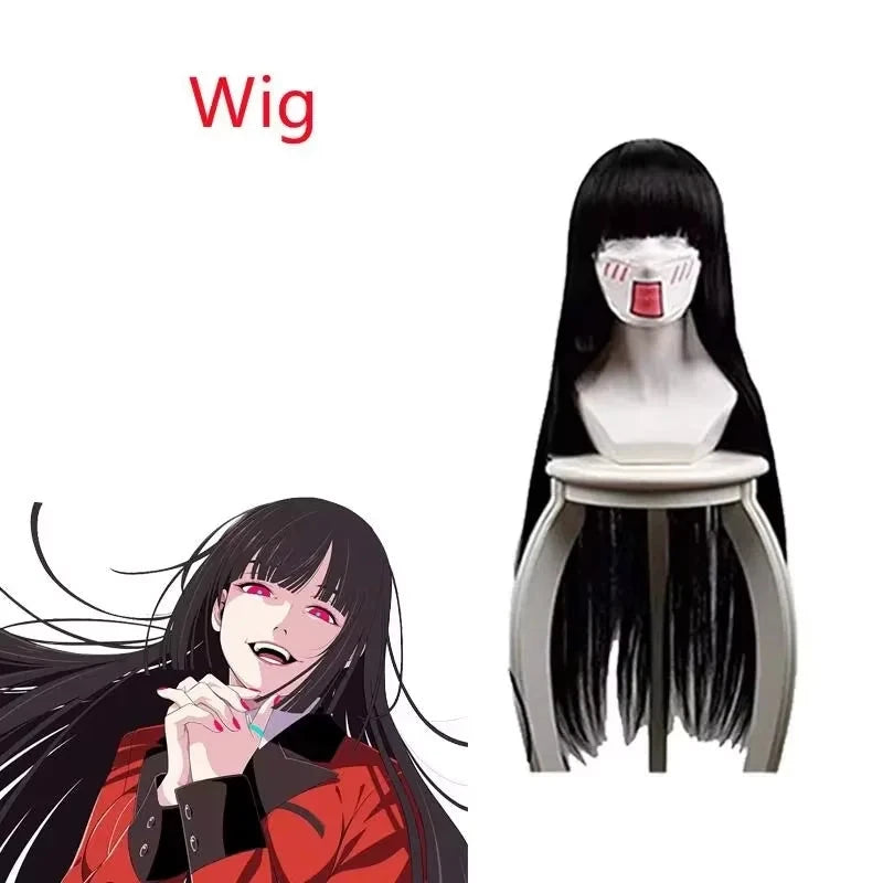 Kakegurui Jabami Yumeko Cosplay Kostuum Halloween Sayaka Dwangmatige Gokker Anime School Meisje Geplooide Rok Uniform SS69 41.69 Beige / XXL