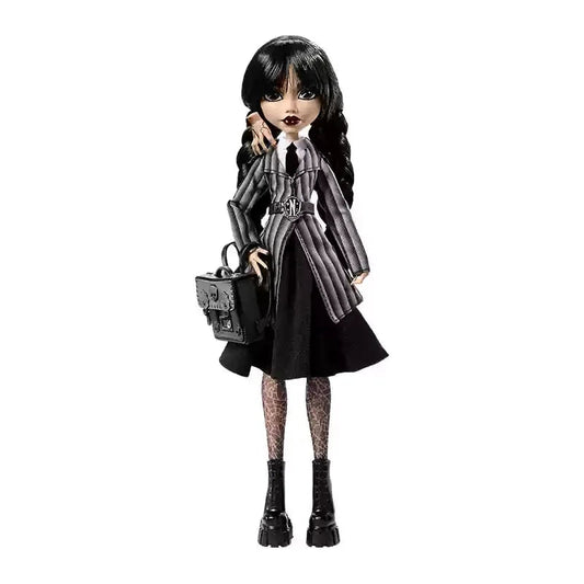 Barbie 100% Original Extra Joint Moveable Dolls Wednesday Addams for Girls Articulated Dolls for Girls Birthday Christmas Gifts SS69 120.69 2 / with box