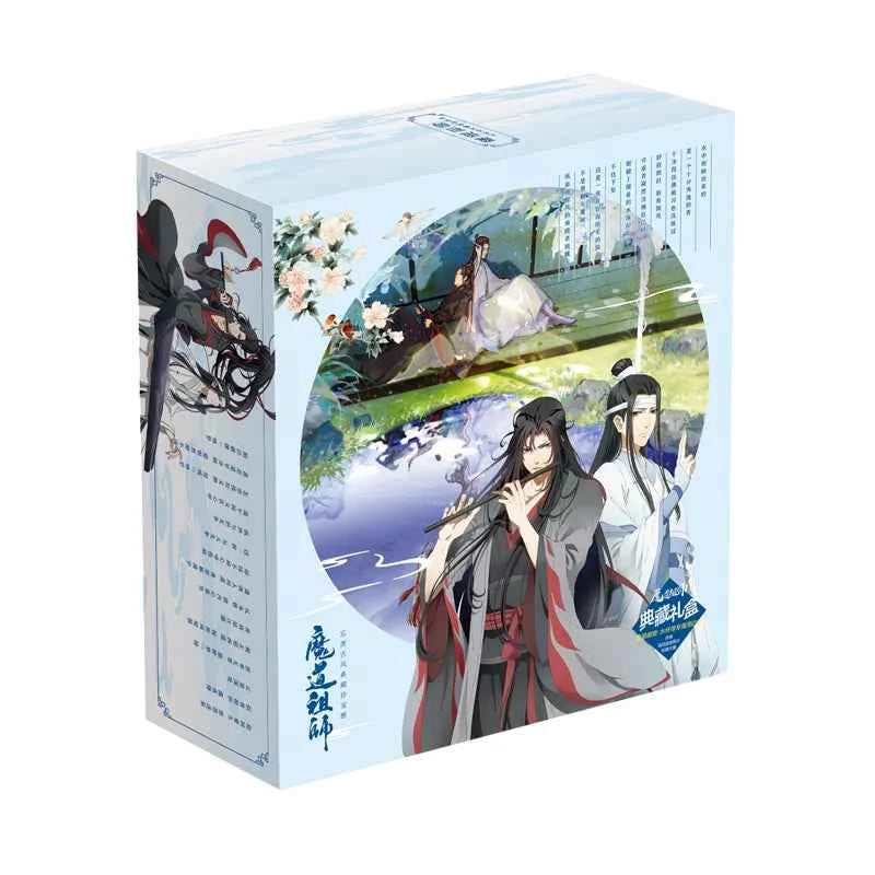 New Comic Grandmaster of Demonic Cultivation Luxury Gift Box MDZS Wei Wuxian, Lan Wangji Badge Postcard Bookmark Cosplay Gift