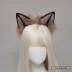 Handmade Faux Fur Fox Ears & Tail Cosplay Headband