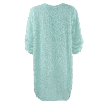 Women Winter Sweater Knit Crewneck Warm Long Sleeve Casual Sweatshirts Dress Elegant Women'S Dresses For Party Vestidos Mujer