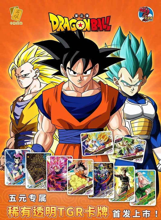 Anime Dragon Ball card store  cards Booster Card Box Trading card game Super Saiyan Son Goku Anime Characters Collection Toy