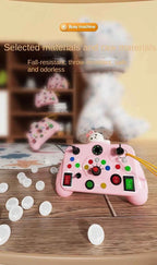 Montessori Busy Board Sensory Toys Cartoon with LED Light Switch Control Board Travel Activities Children Game for 2-4 Years Old