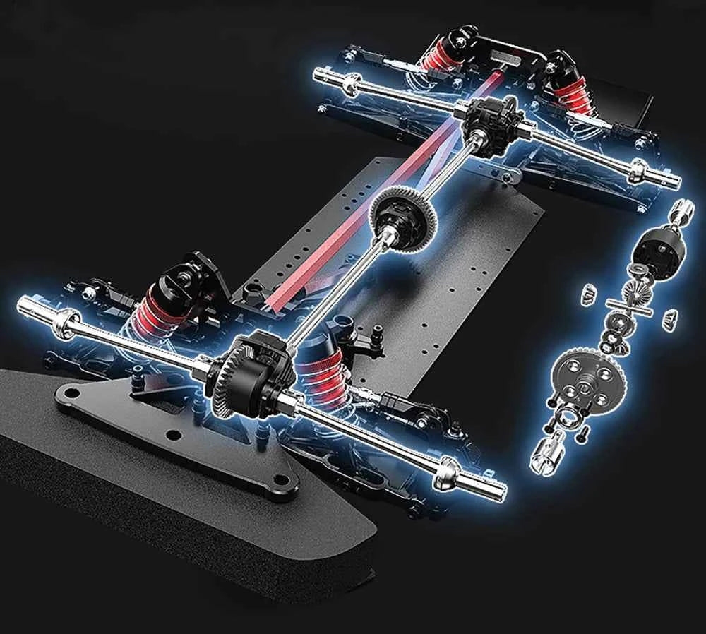 MJX 7303 1/7 RC Car 4WD HYPER GO Blushless Remote Contorl Car High Speed Drift Off-load RC Car For Gifts