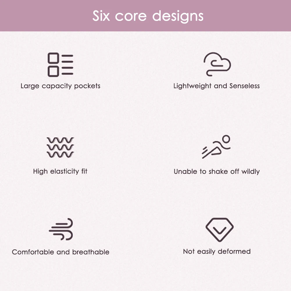 Seamless Anti-Theft Pack Belt Bags Portable Invisible Running Belt Waist Pack Elastic Breathable High-Capacity for Outdoor Sport SS69