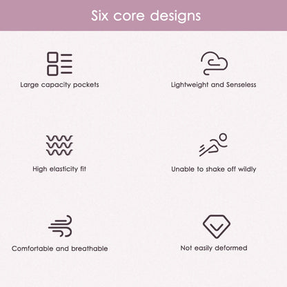 Seamless Anti-Theft Pack Belt Bags Portable Invisible Running Belt Waist Pack Elastic Breathable High-Capacity for Outdoor Sport SS69