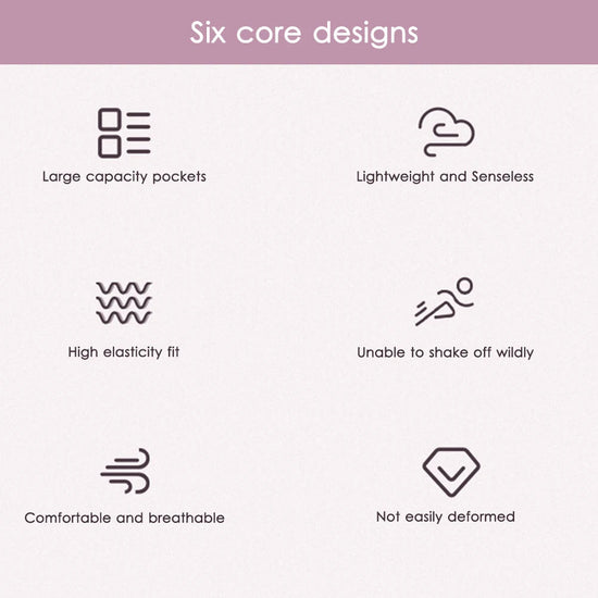 Seamless Anti-Theft Pack Belt Bags Portable Invisible Running Belt Waist Pack Elastic Breathable High-Capacity for Outdoor Sport SS69