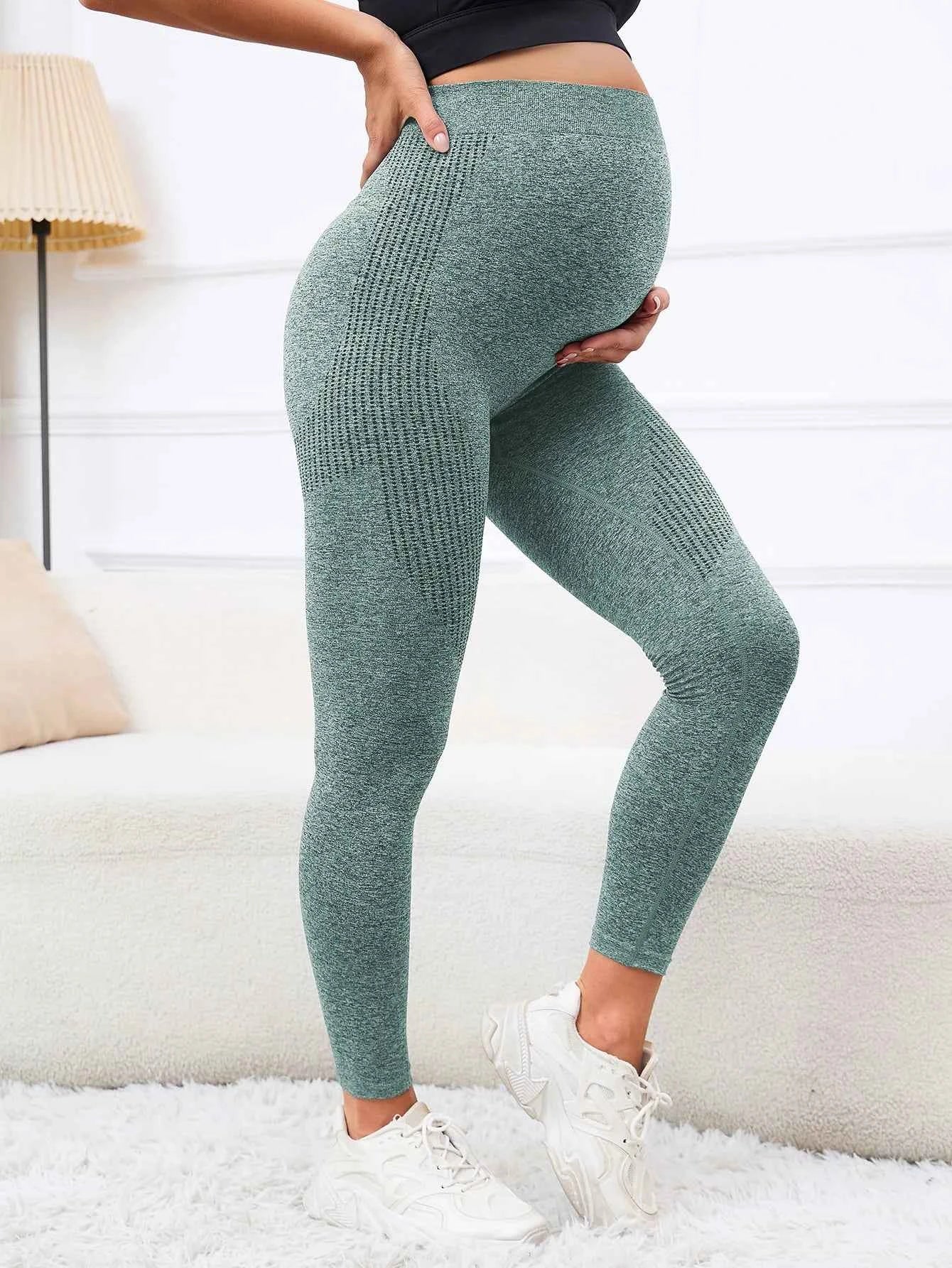 Pregnant Women's Thin Bottoming Pants Spring And Summer New Maternity High Elastic Belly Support Pants