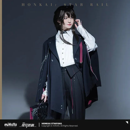 Kafka Honkai: Star Rail Cosplay Jacket and Cloak Unisex Polyester Costume