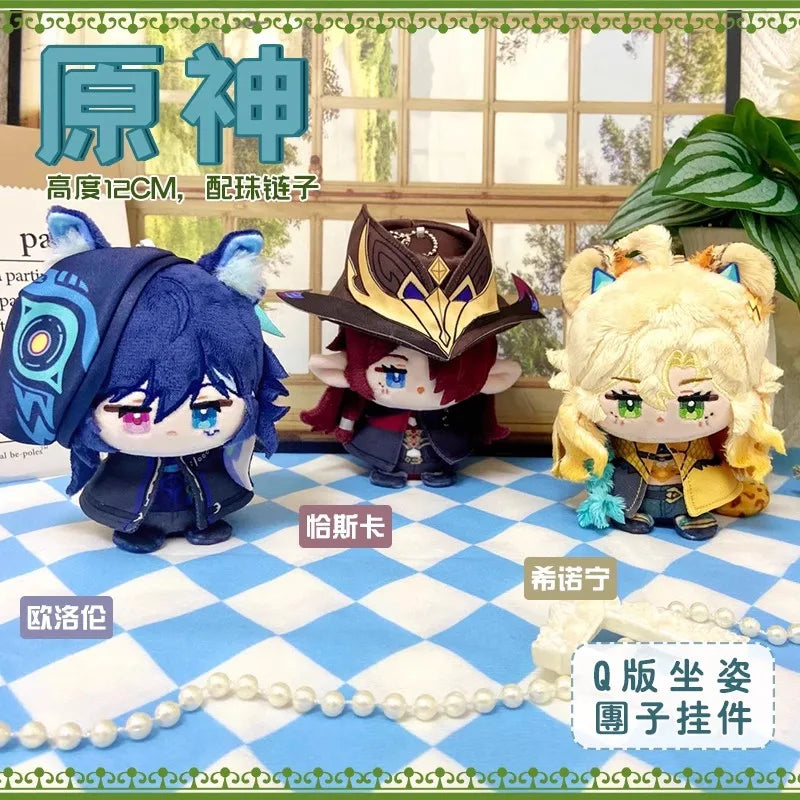 Alice Genshin Impact Plush Doll Sandrone Columbina Yae Miko Arlecchino Nicole Lohen Linnea Game Cosplay Stuffed Toy Illuga Gift
