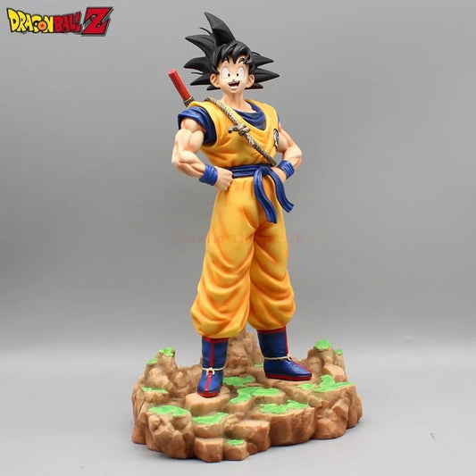 Dragon Ball Sun Goku Somersault Cloud Super Saiyan Standing Collection Figures Statue Anime Peripheral Model Ornaments Toy Gift SS69