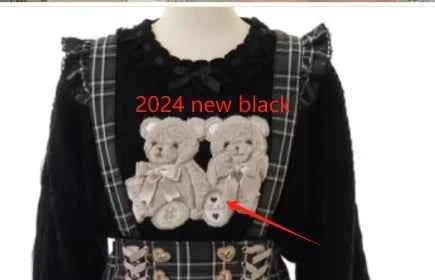 Mine Style Autumn and Winter Classic Cartoon Bear Sweater Lady Girls Sweet Round Neck Loose Sweater Japanese Liz Knit Tops