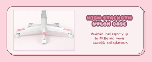 Pink Gaming Chair Cute with Cat Ears and Cat Paw Lumbar Cushion, Ergonomic Computer Chair for Girl with Footrest and Headrest SS69