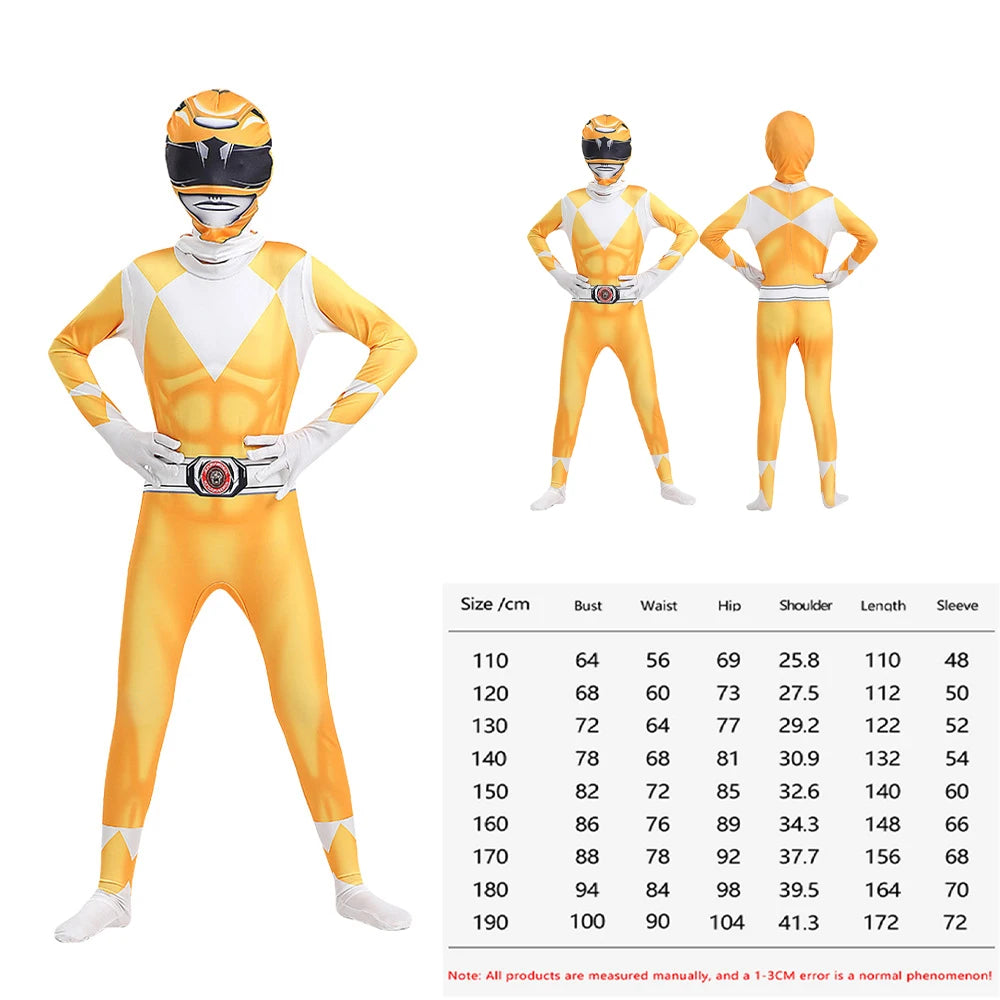 Samurai Sentai Shinkenger Cosplay Jumpsuit & Mask Set for Adults