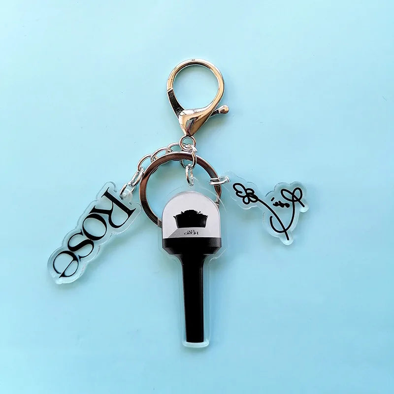 KPOP Acrylic Keychain Set - Double-Sided Pendant Bag Charm