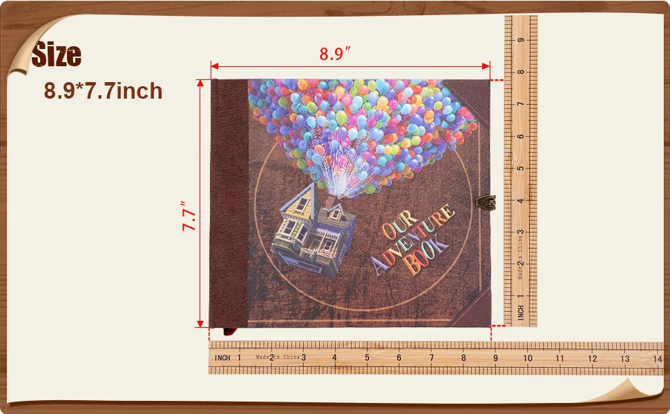 Our Adventure Book 146 Page DIY Handmade Photo Album Scrapbook Retro Kraft Album Anniversary Wedding Memory Mother's Day Gift SS69