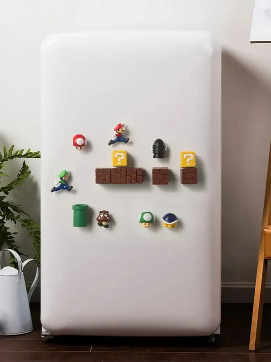 Cartoon Fridge Magnet Sticker DIY Creative Cute Fridge Sticker Kawaii 3D Refrigerator Magnet Kitchen Decoration Home Ornament