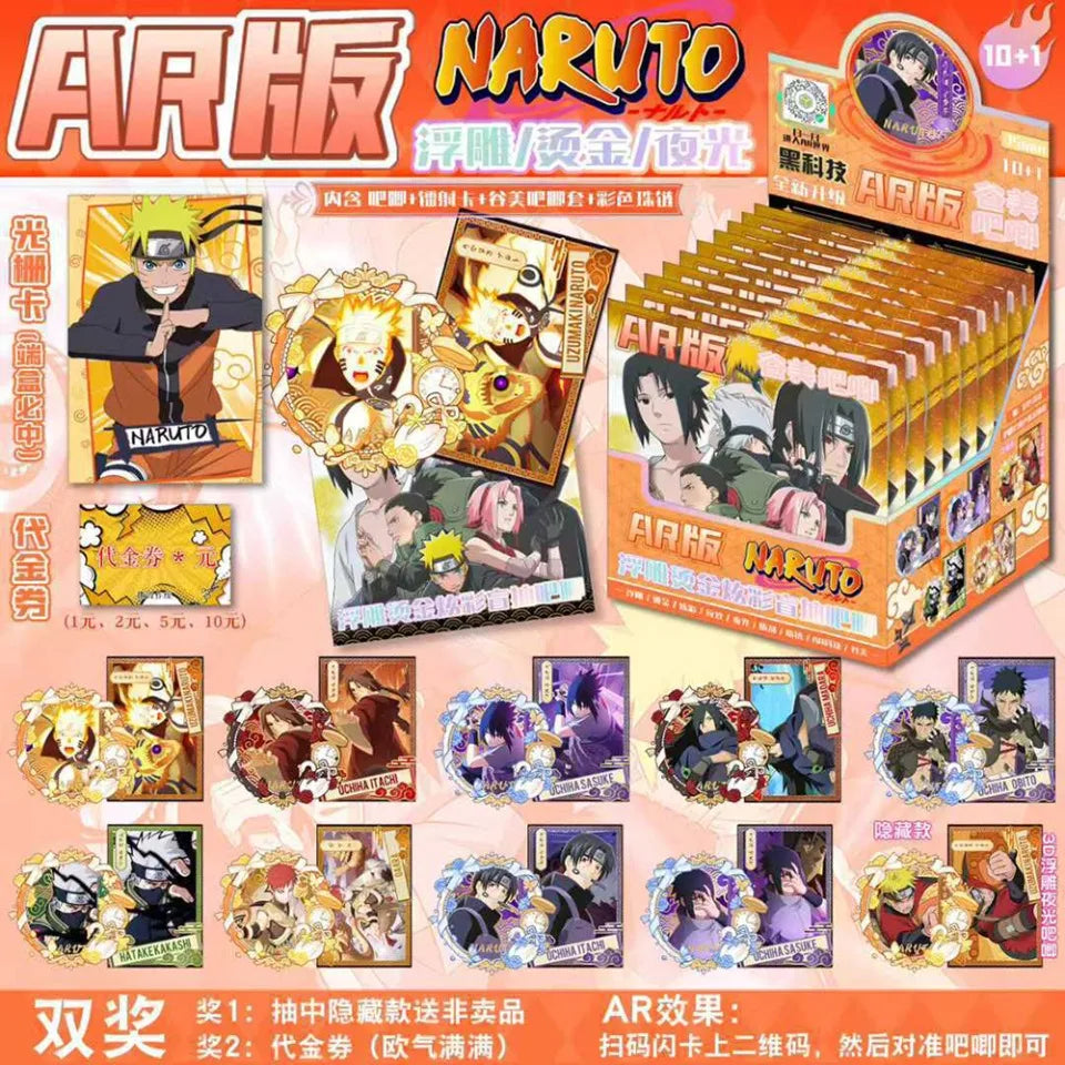 Bandai Anime Gold Stamping Badge & Card Set
