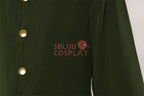 SBluuCosplay Anime Noriaki Kakyoin Cosplay Costume Dark Green Uniform Outfit Halloween Party Costume Upgrade Version
