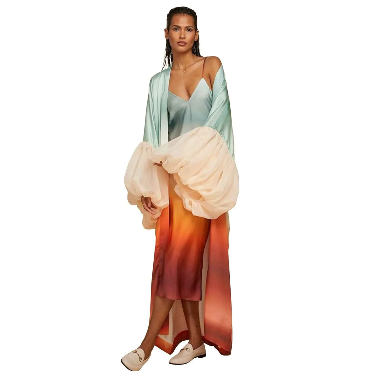 Japanese Kimono Yukata Kimono Coat Cardigan Fashion Blouse Women Long Cardigan Haori Traditional Kimonos Dress Shirt