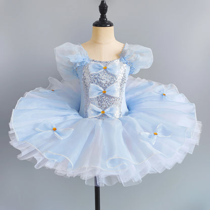 Dance Wear Summer Children Clothing Princess Performance Fairy Tutu Kids Clothes Ballet Leotards for Girls Dress Stage Costumes