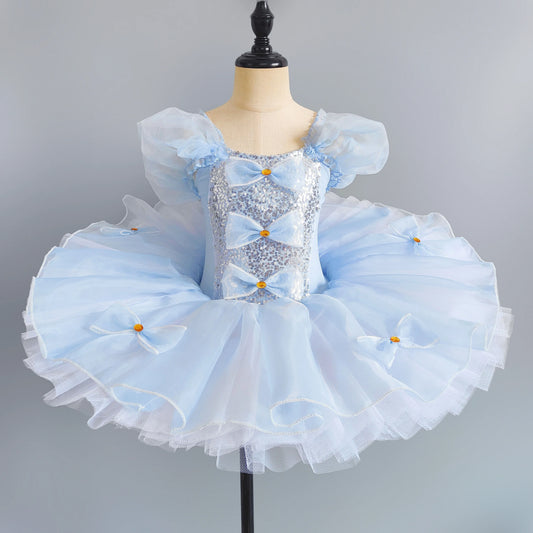 Dance Wear Summer Children Clothing Princess Performance Fairy Tutu Kids Clothes Ballet Leotards for Girls Dress Stage Costumes