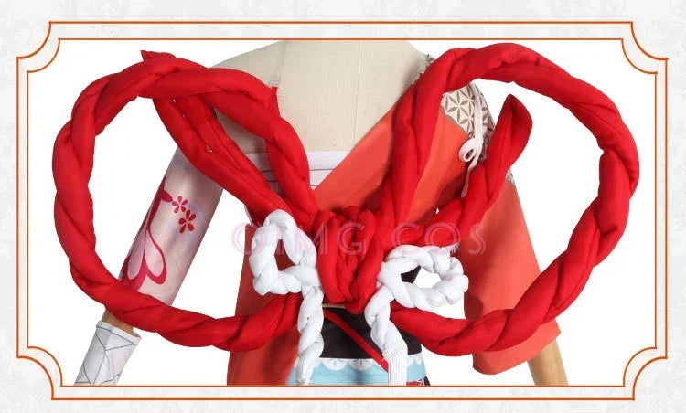 Genshin Impact Yoimiya Cosplay Costume Adult Carnival Uniform Wig Anime Halloween Party Costumes Masquerade Women Game SS69