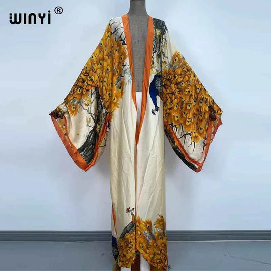 urope phocho  Africa tunic bikini sweet lady  boho Cardigan stitch Cocktail sexcy Boho Maxi Holiday Batwing Sleeve KIMONO mujer
