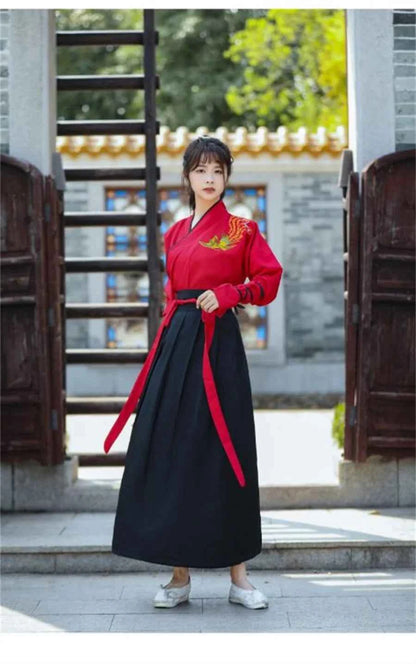 Japanese Vintage Kimono Samurai Cosplay Clothing Woman Man Chiinese Hanfu Crane Embroidery Cardigan Yukata Full Sleeve Retro