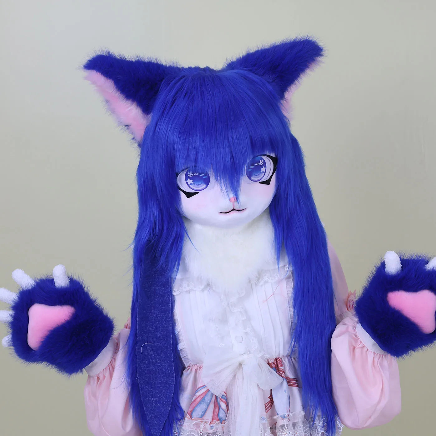 Furry Kigurumi Animal Cosplay Mask - Polyester Costume Head
