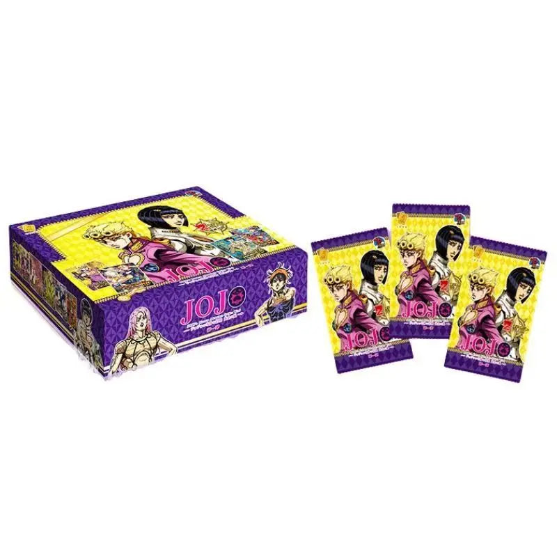 Anime JOJO's Bizarre Adventure Card Golden Wind Collectible Card Rare Gold Stamping SSP Card Children's Toy Gifts