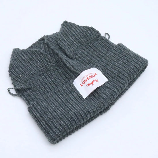 Long fox Ears Knitted Hat Men Women Rabbit Ear Warm Crochet Beanies Kpop Hip Hop Hat Winter Skullies Cap Y2k Christmas Gifty