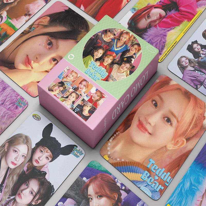 50 Cards / Set Stayc New Album Laser Card Lomo Card Girl Group Print Photo Card Beautiful Photo Fan Girl Gift Small Card Kpop SS69