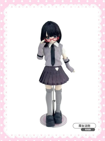 Authen1/6 Bjd Blind Box Miralab Don'T Mess With My Bangs Series Bjd Movable Joint Doll Rubber Hair Transplantation Set
